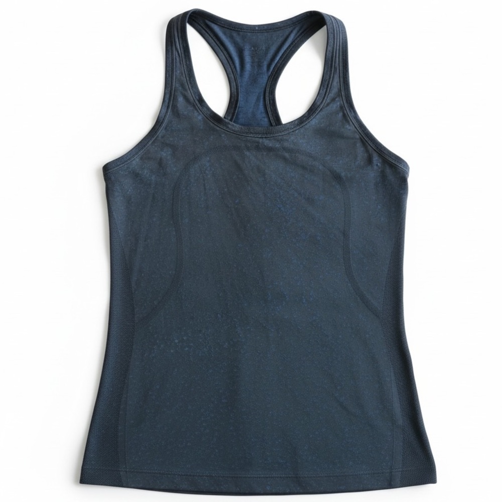 Lululemon EUC Swiftly Tech Racerback Tank Top 2.0 Waist Length Size 10 Blue - Picture 5 of 15